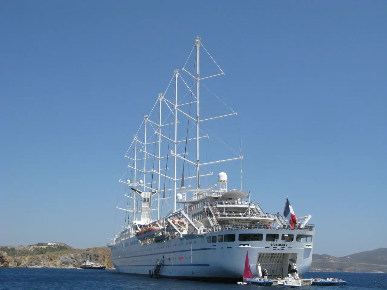 Le Club Med 2 en mer Égée, en Grèce.