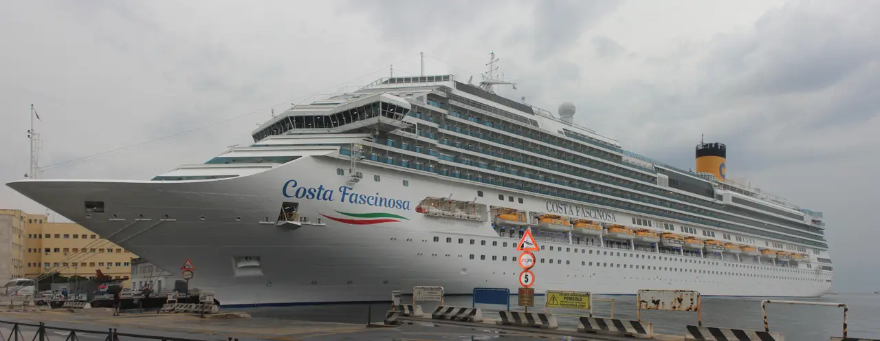 Vue panoramique du Costa Fascinosa en 2018.