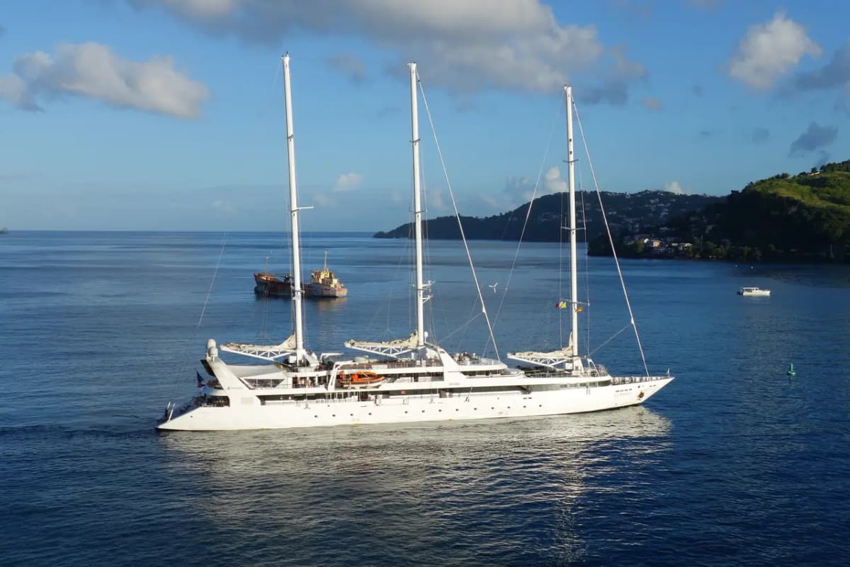 Le voilier Le Ponant.