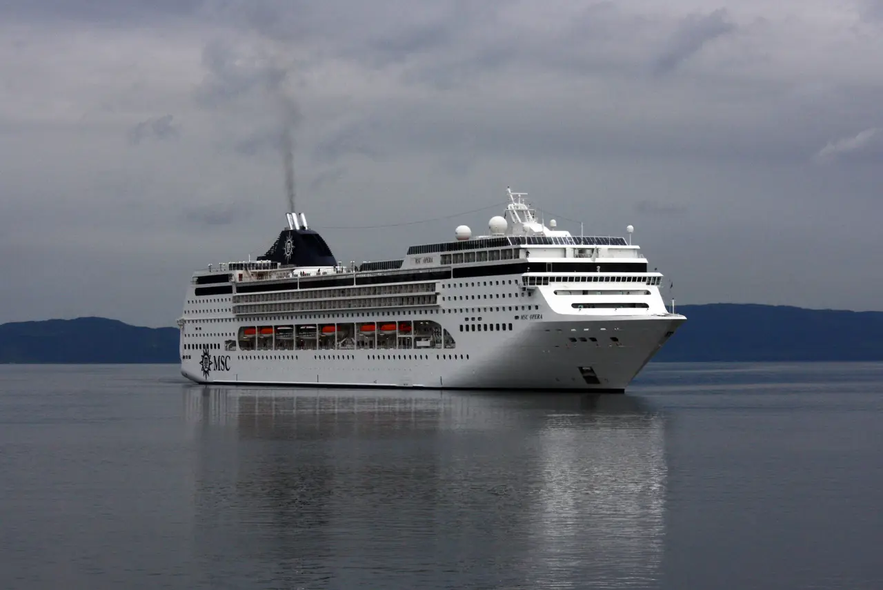 Le MSC Opera à Trondheim, en Norvège, en 2009.