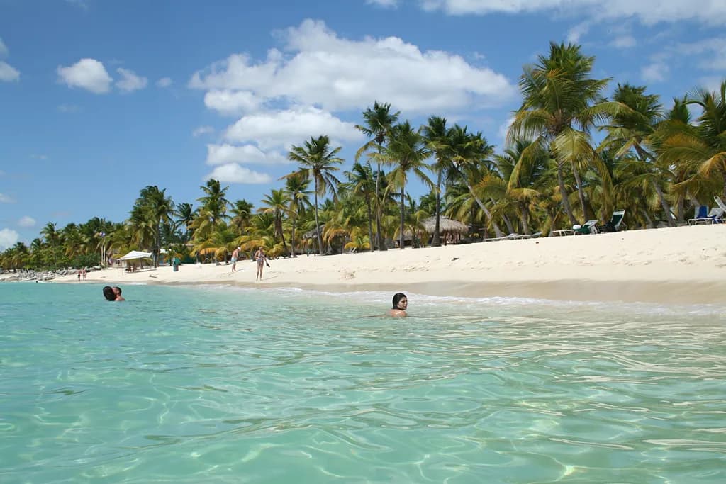 La plage de l’île Catalina, en République dominicaine.
